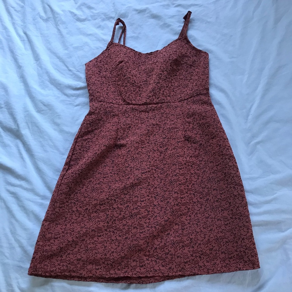 UO Floral Print Mini Dress
